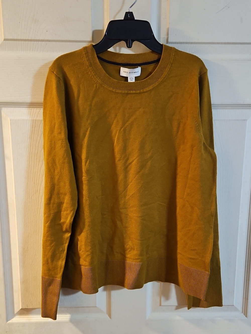 Free AssemblyCozy Yarn Crewneck Sweater: Midweight: APPLE BAKE: NWT: L(12-14)